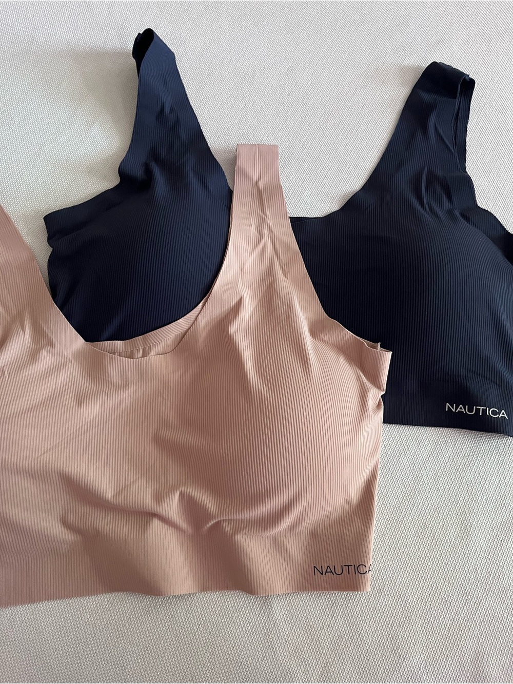 Nautica Ribbed Seamless Sports Bras Set of 2. Size 2X